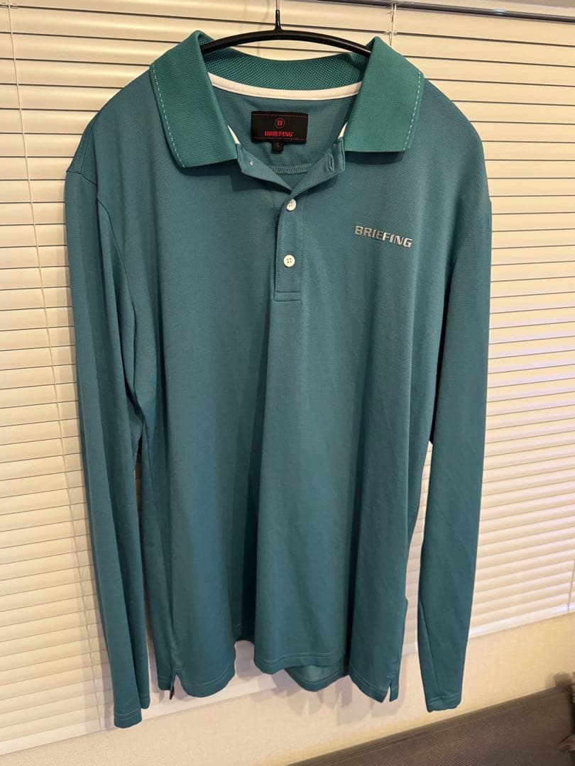 BRIEFING 長袖ポロシャツ