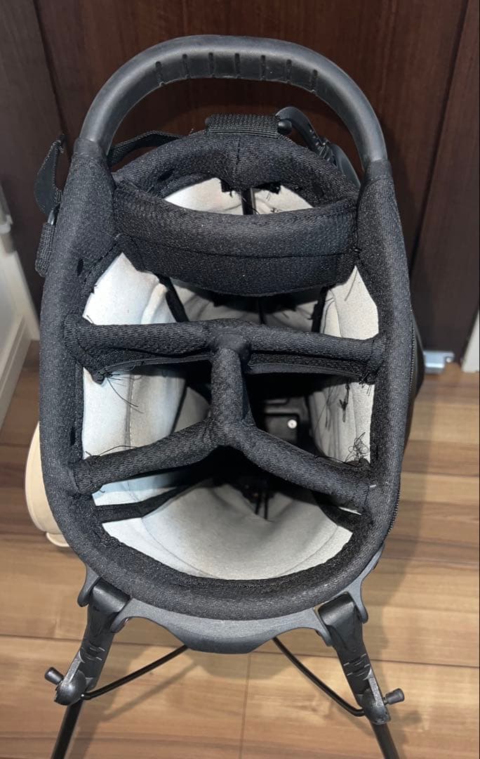 JONES キャディバッグ アイボリー/ブラック