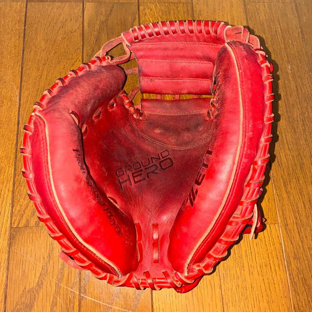 【値下げ相談可】希少!!ZETT 少年軟式キャッチャーミット 左利き