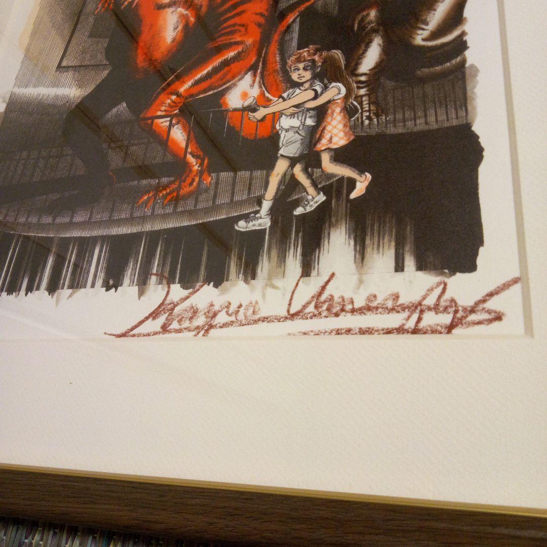 楳図かずお・イアラ刊行記念　特製リトグラフ　直筆サイン入り