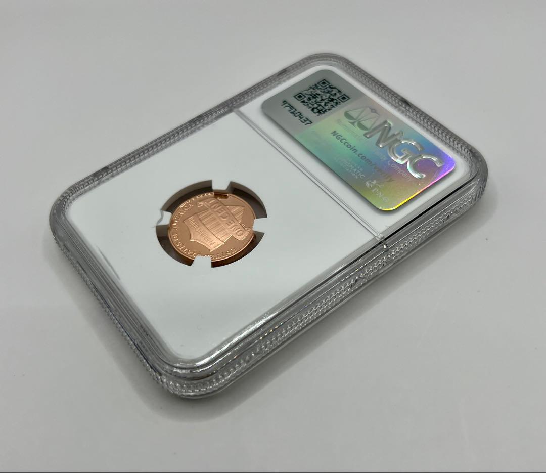 【希少・最高鑑定】2025年 1セント Sミント NGC鑑定 PF70