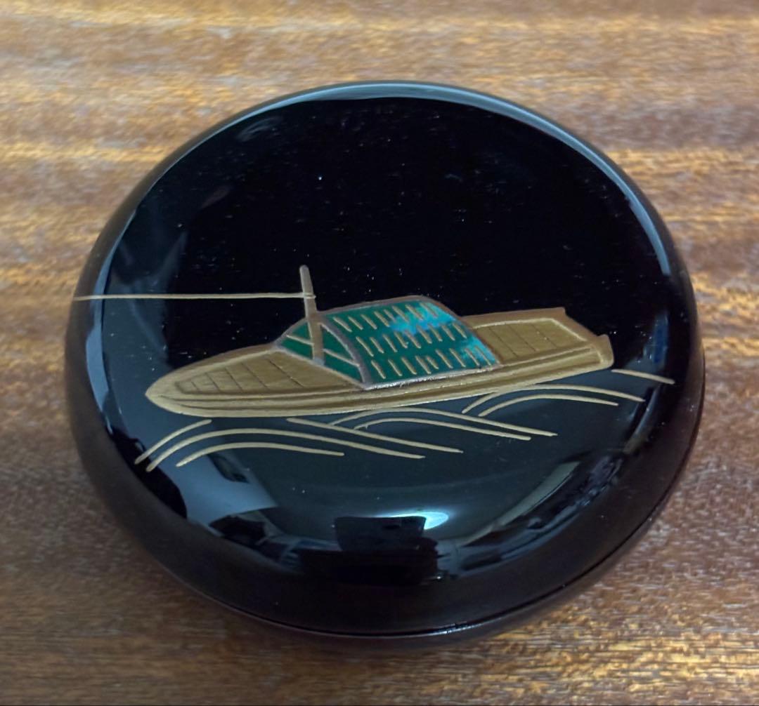 加賀蒔絵の棗と香合