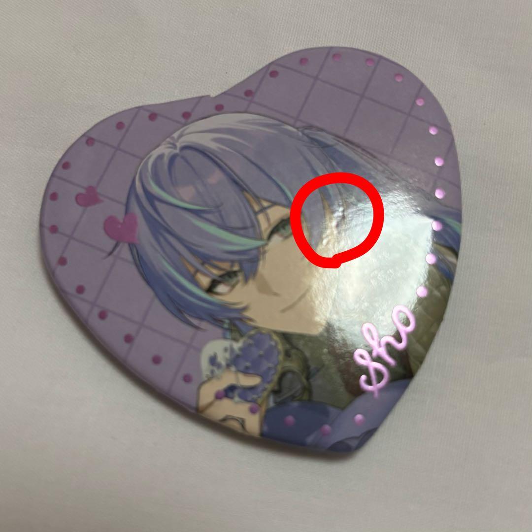 にじさんじ 星導ショウ Melty Valentine ハート缶バッジ