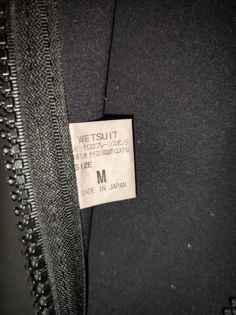 美品セミドライスーツ既製Mサイズ5/3mm丈夫なバックジップ