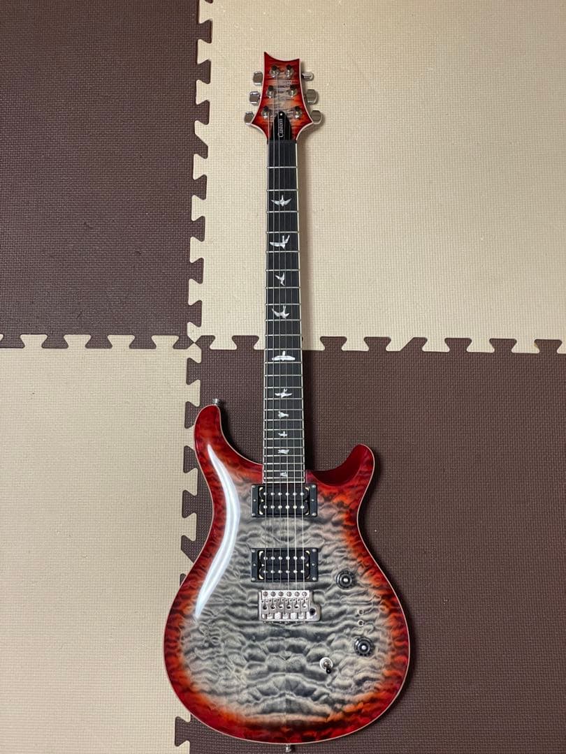 ギター SE Custom 24-08 QuiltCharcoalCherryBurst