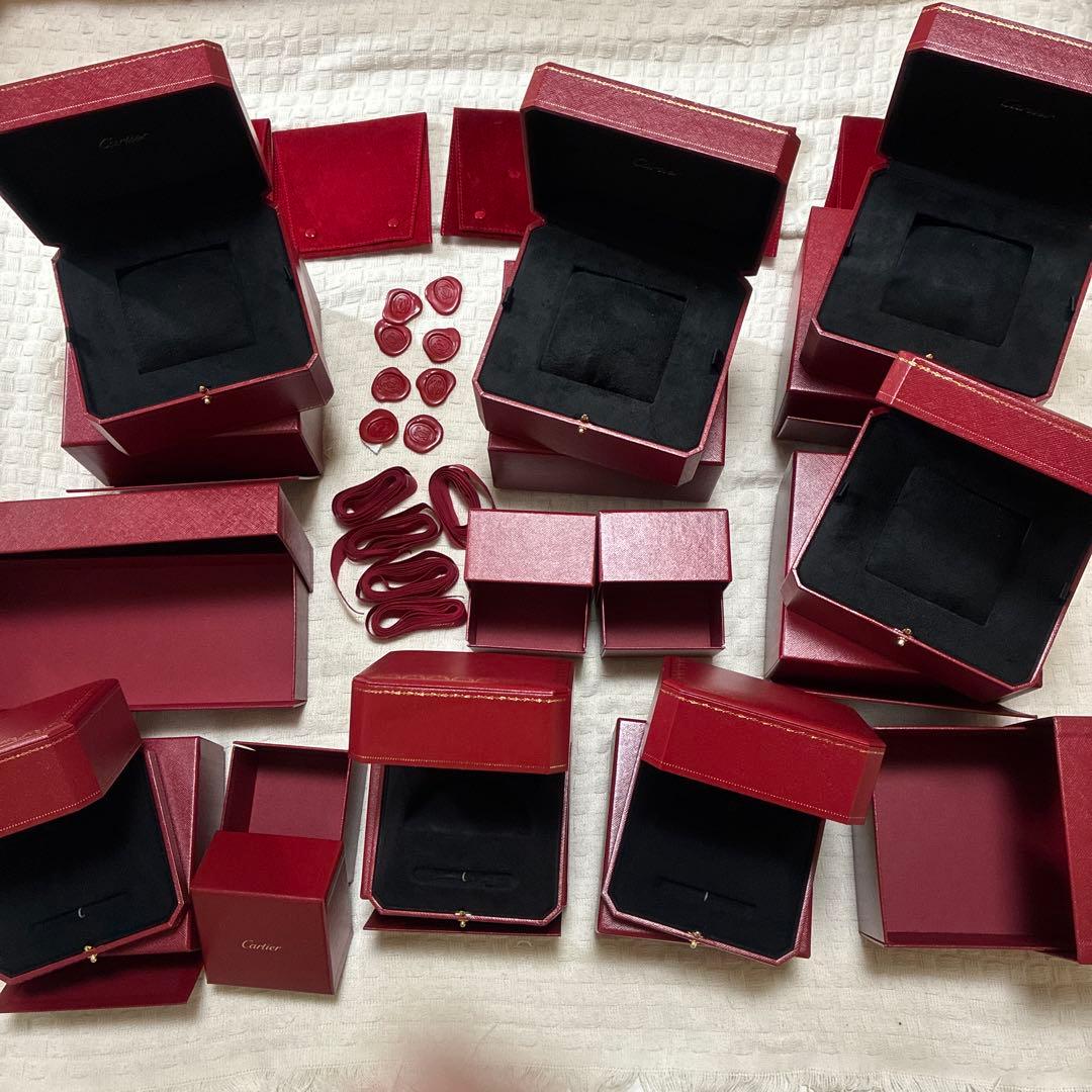 Cartier 赤 ギフトボックス 複数セット