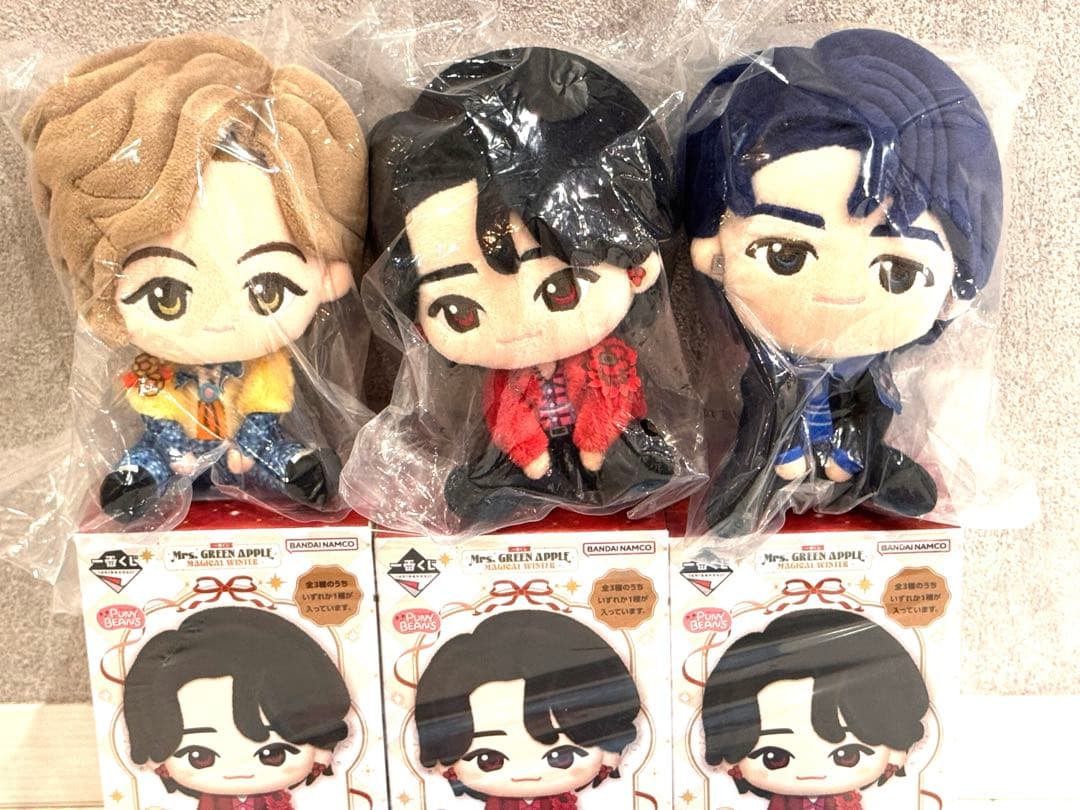 Mrs. GREEN APPLE 一番くじ A賞ぬいぐるみマスコット　ミセス