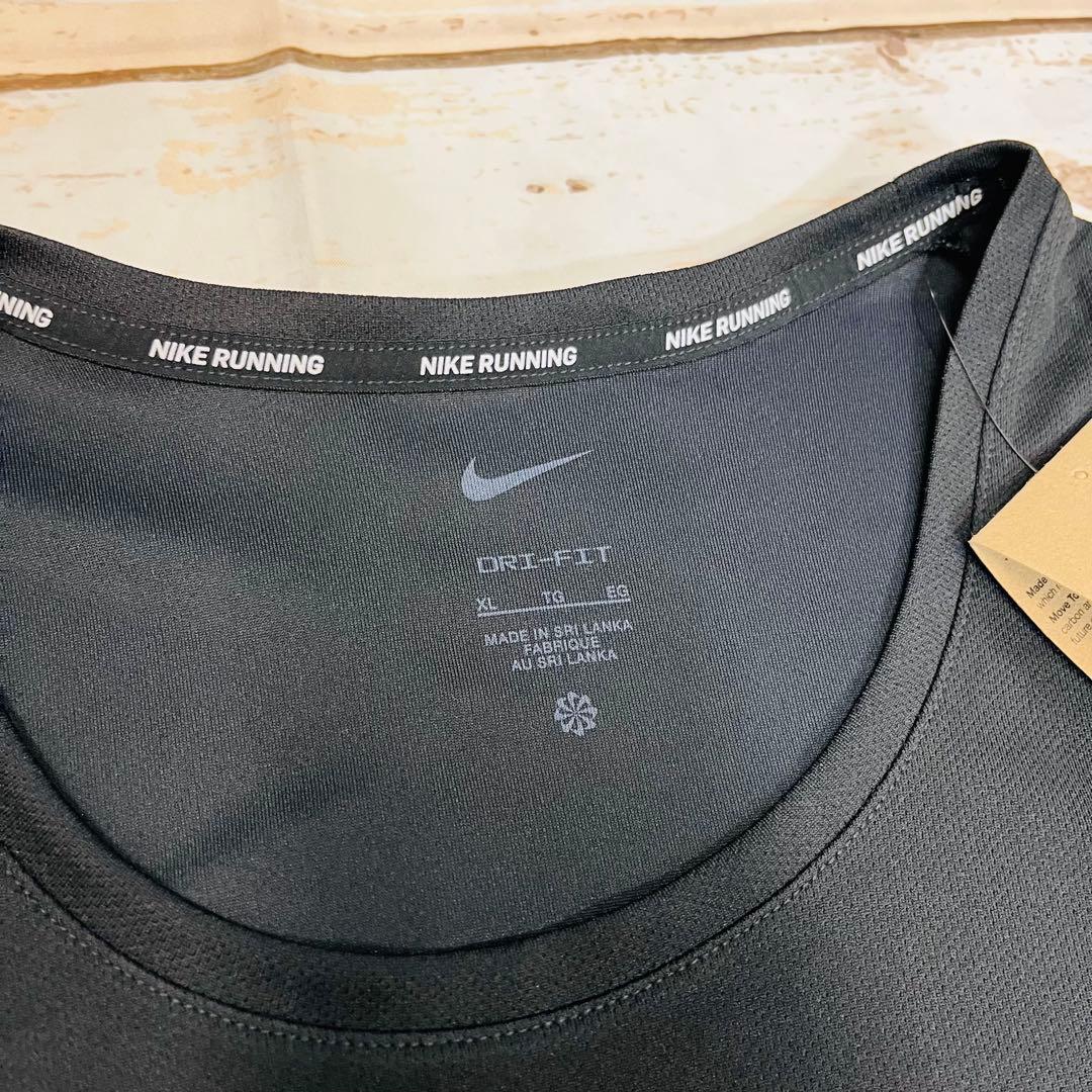 ナイキ　ランニングシャツ・ショーツセット　黒/黒　XL 新品