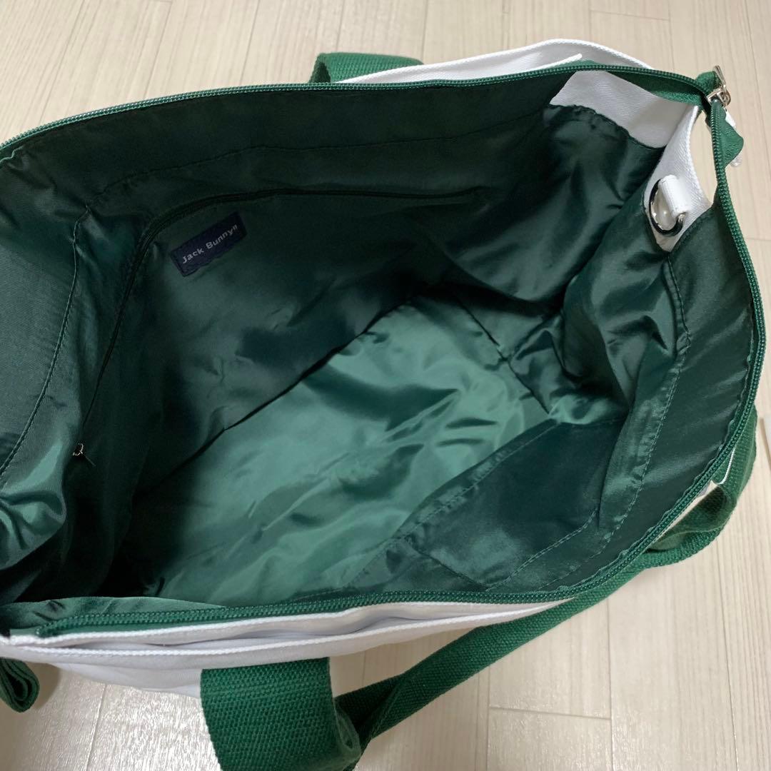 【未使用】 JACK BUNNY グリーン トートバッグ ゴルフバッグ