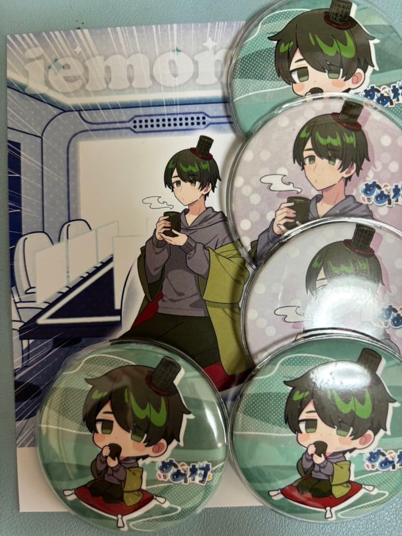 めめ村キャラクター缶バッジ 5個セット