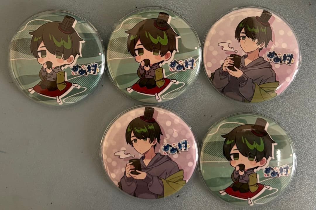 めめ村キャラクター缶バッジ 5個セット