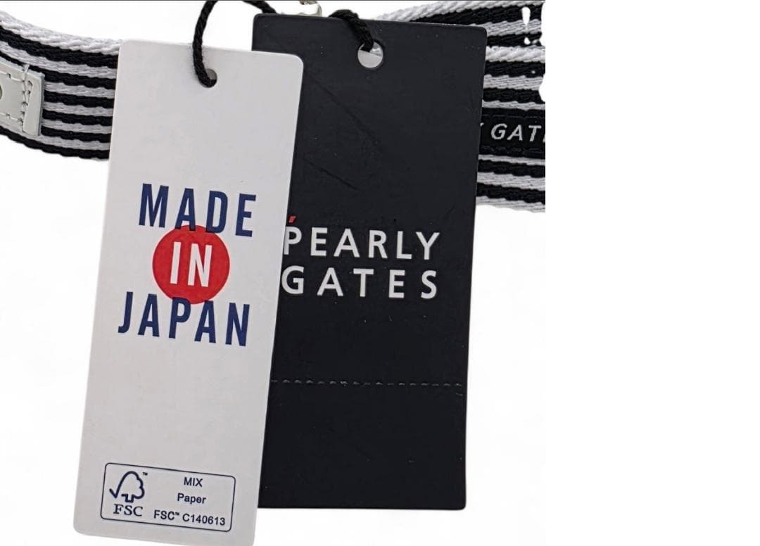 PEARLYGATES/パーリーゲイツロンスト柄テープベルト (UNISEX)