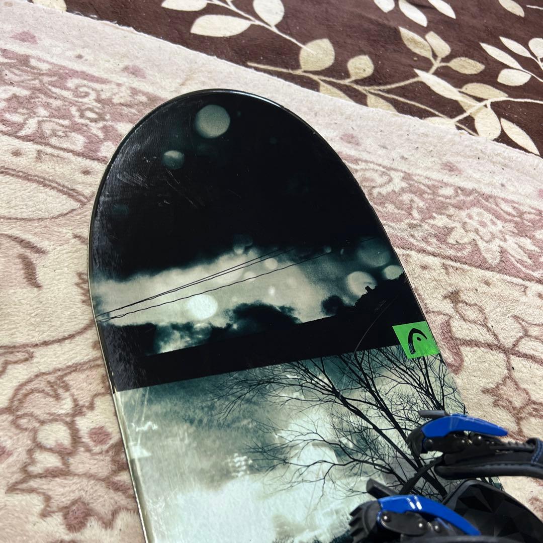 美品 HEAD STR 153cm バイン付 スノーボードセット ビギナー