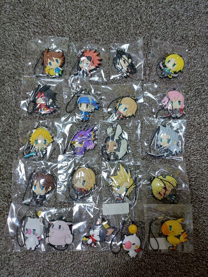 ファイナルファンタジー トレーディングラバーストラップ vol1〜8 コンプ