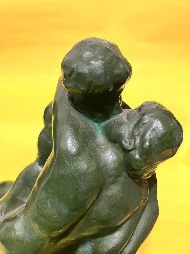 ロダン作　接吻　永遠の愛　ブロンズ