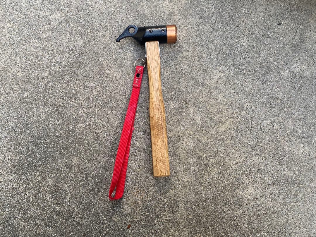 スノーピーク　廃盤モデル　旧ロゴ　ペグハンマー PRO.C　N-001