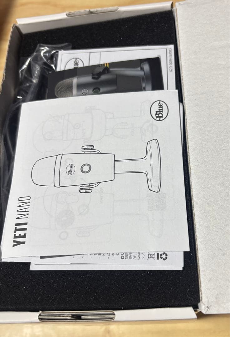 Blue Yeti Nano 高品質USBコンデンサーマイク（シャドーグレー）