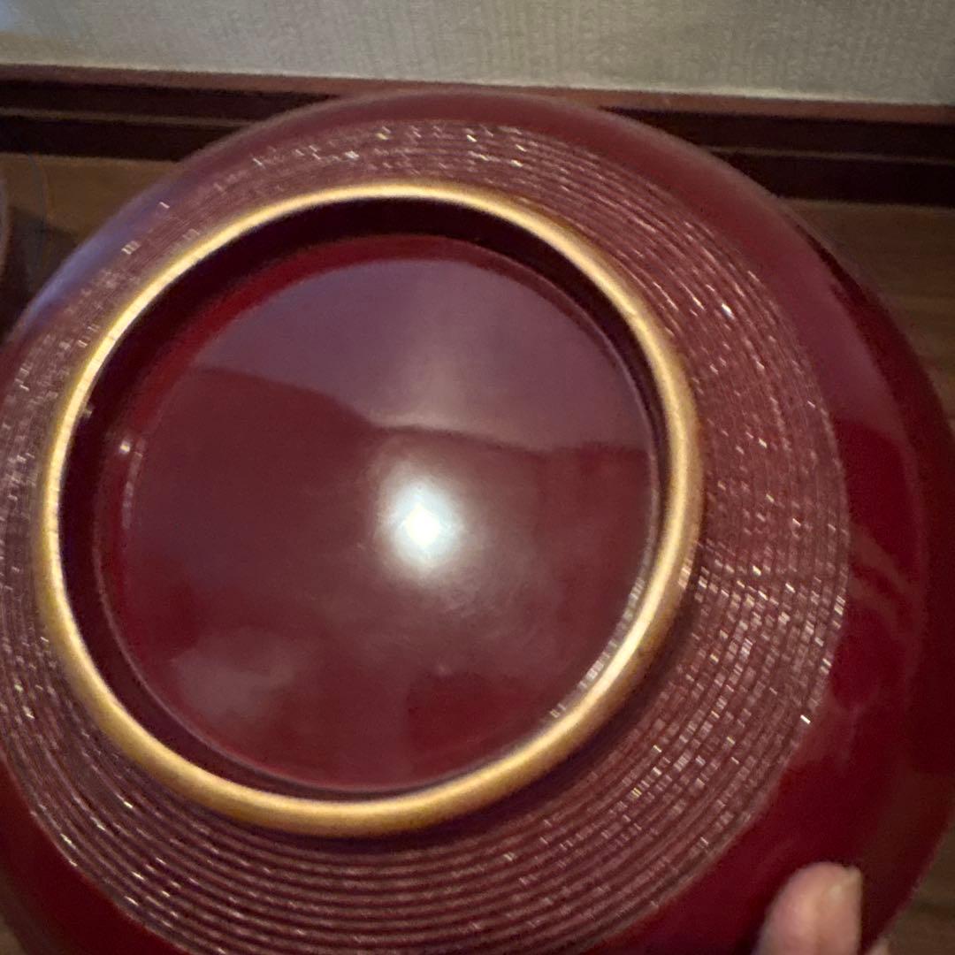 黒塗蒔絵菓子鉢アンティーク大平木箱付き漆器蓋付き金蒔絵風流な絵付けわびさび茶道具