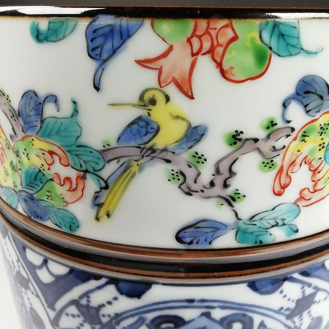 Ｗ１５５　水指　『彩瓷　水指』『平安　玉堂 造』　共箱　茶道具