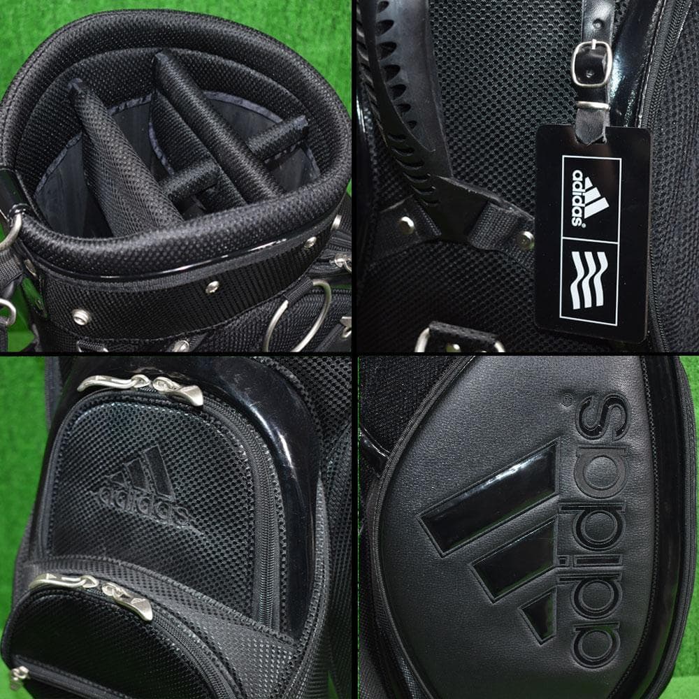 adidas/アディダス ゴルフ キャディバッグ9型【ブラック】中古！