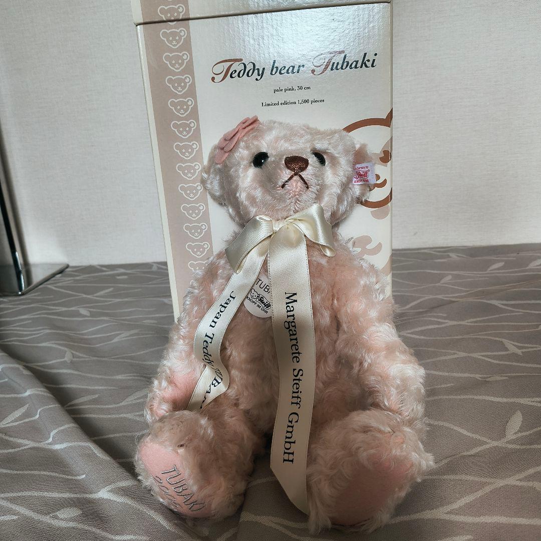 未使用 Steiff Teddy bear Tubaki 椿 30cm 2005