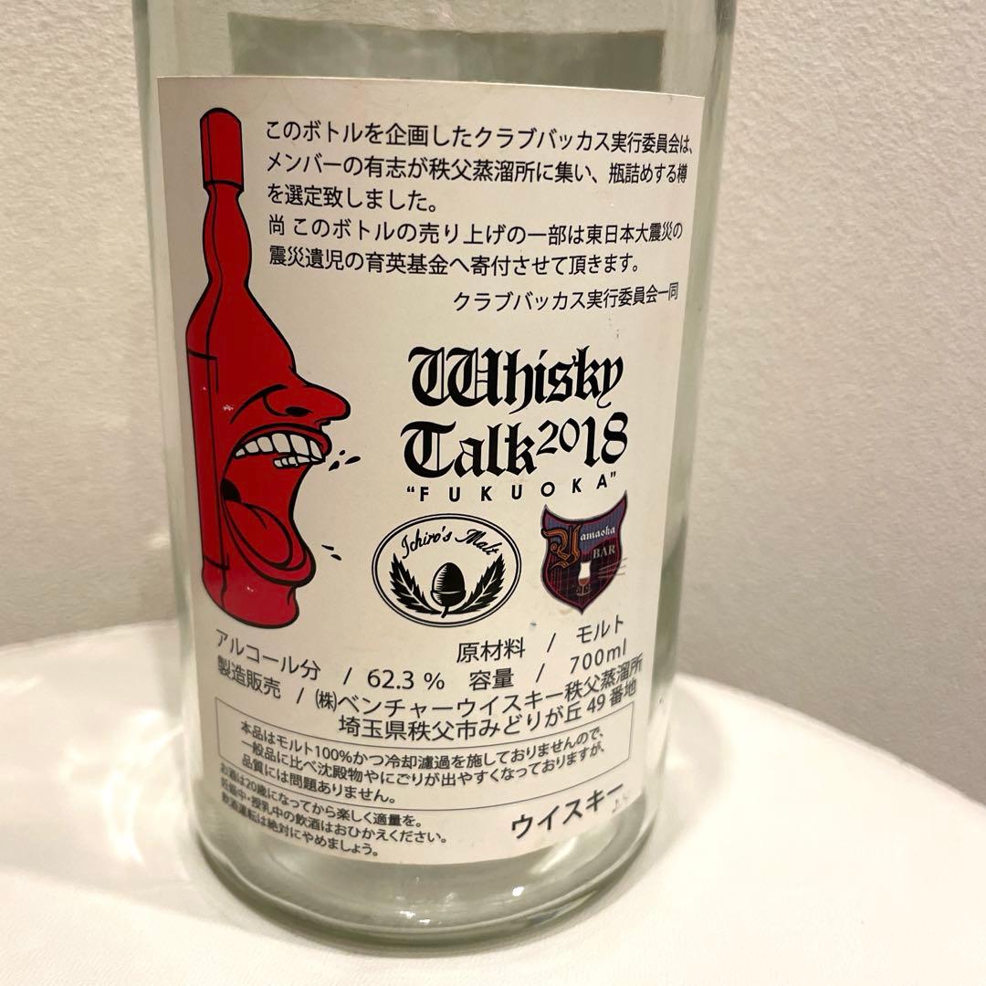 イチローズモルト　ウイスキートーク　福岡　2018 空瓶