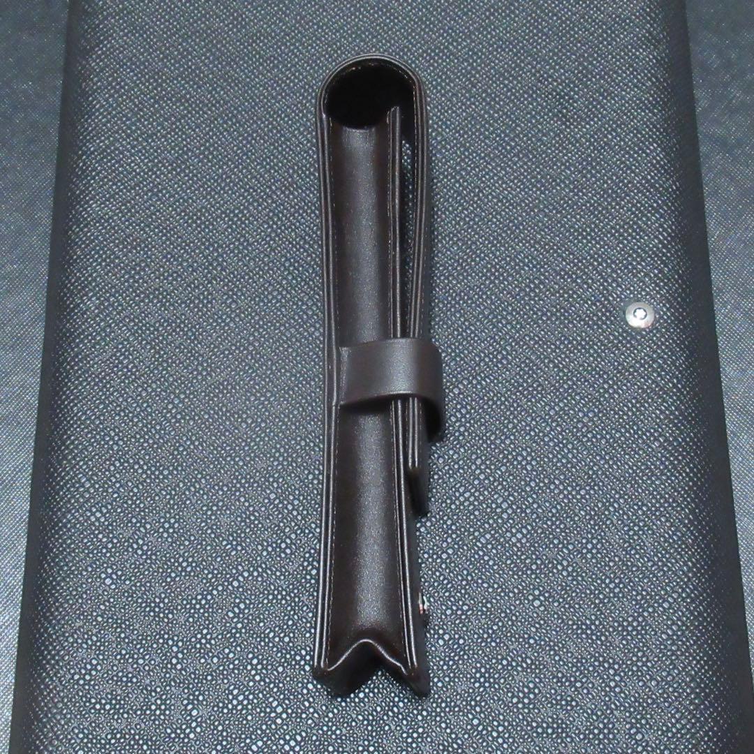 モンブラン ペンケース ペンポーチ ブラウン 1本用 114568