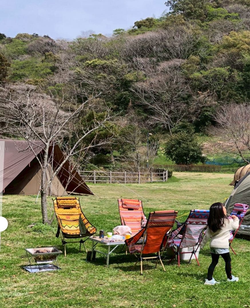 ハイバックアウトドアチェア 90kg耐荷重　5脚セット