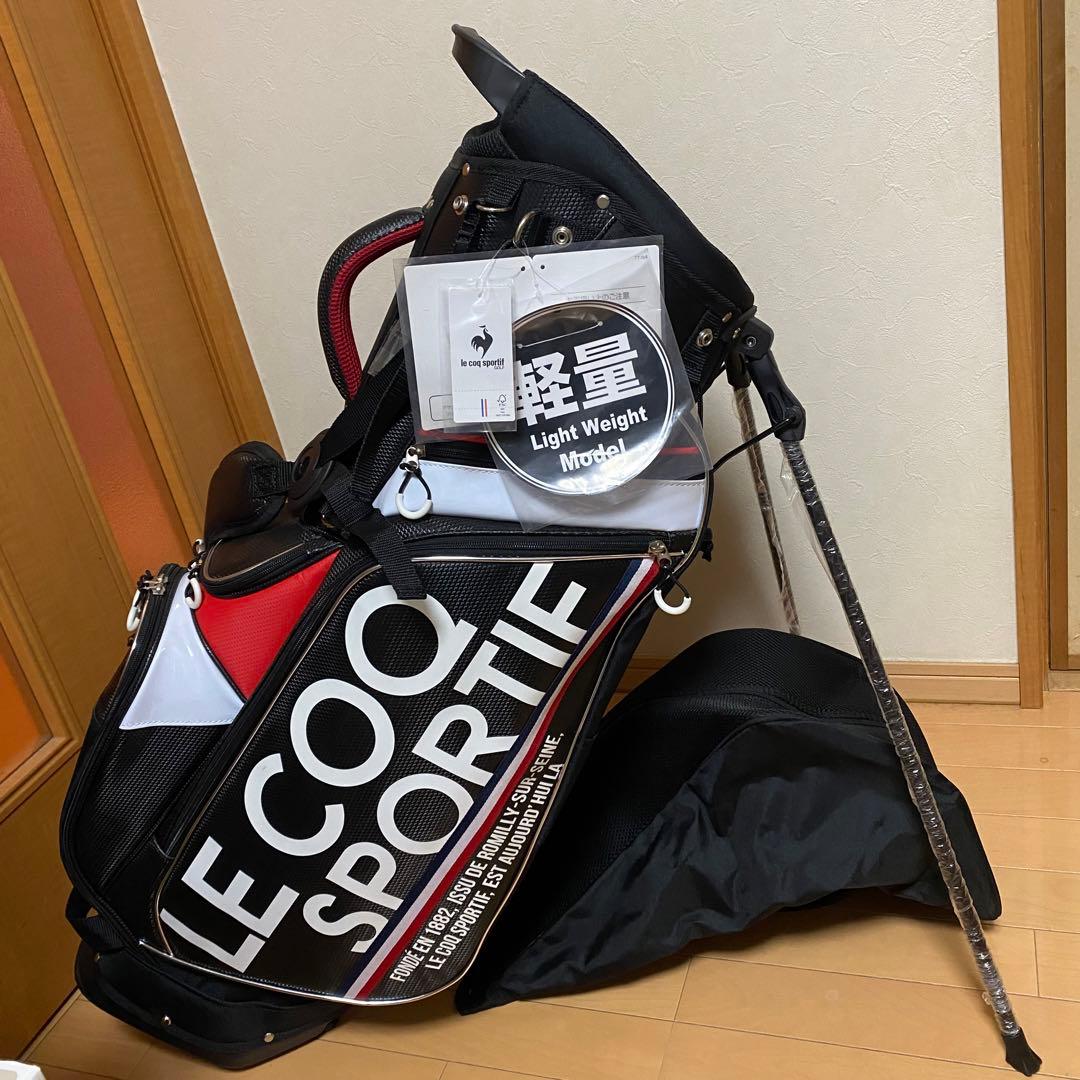新品未使用　ルコック　le coq sportif スタンドキャディバッグ