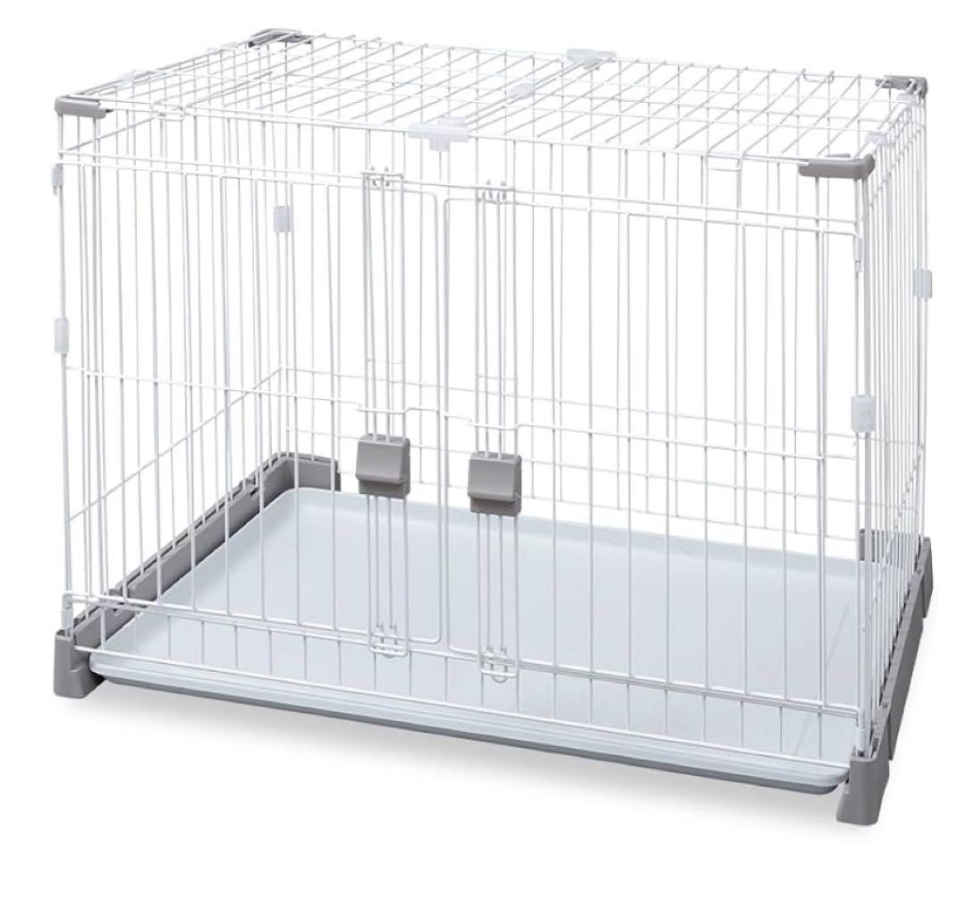 小型犬用ケージ 屋根付き フルオープンドア