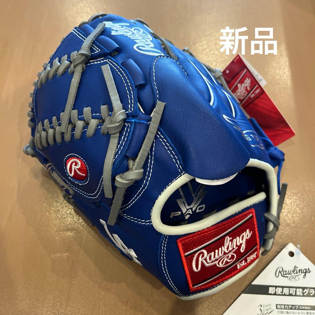 新品 値下げ中ローリングス軟式投手用 左投げドジャース