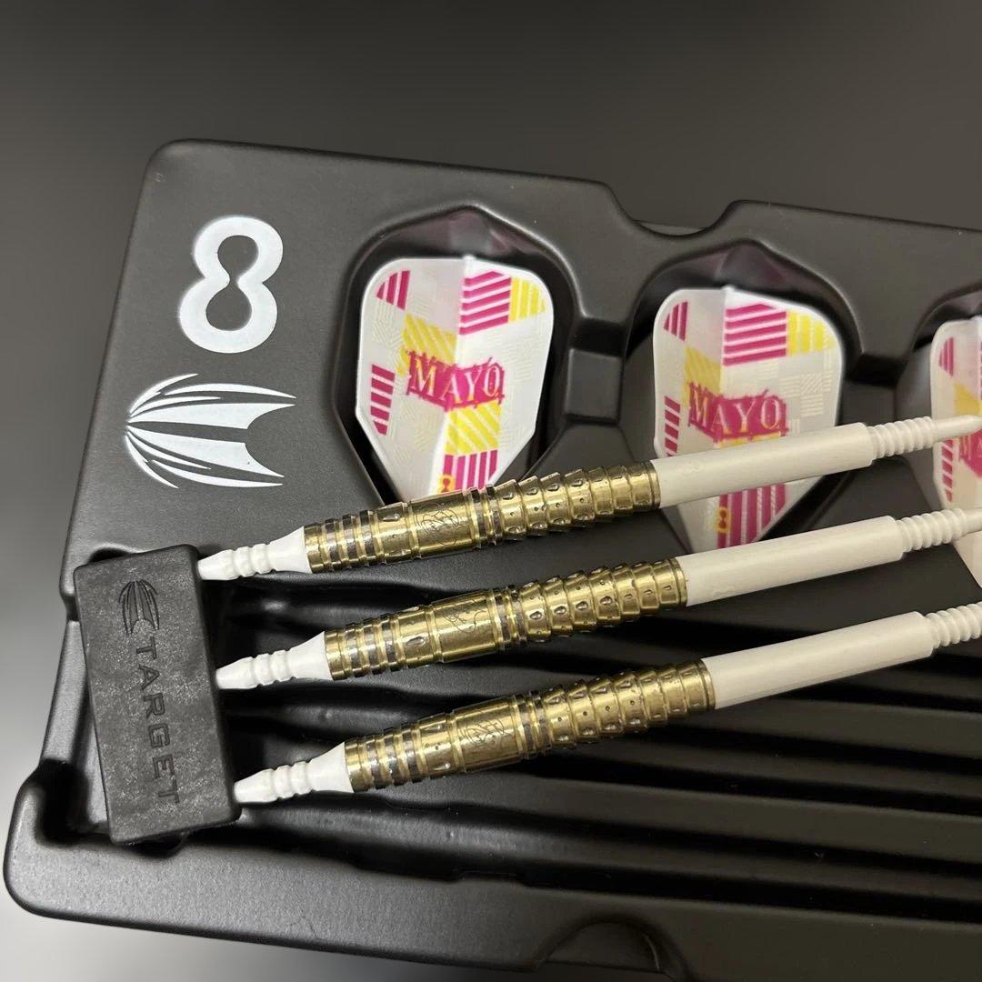 美品　完売品　森田真結子選手　ダーツ　バレル　ゴールド　 MAYOG4 まよんぬ