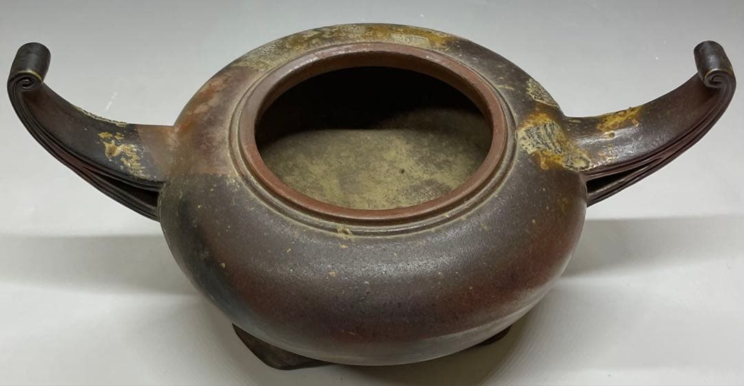 備前焼　香炉　在銘　作家作品　C8558