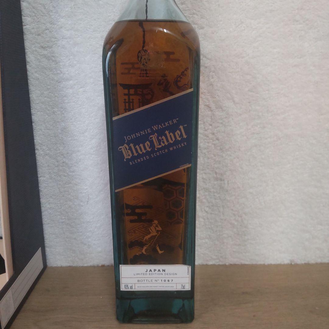 古酒　ジョニーウォーカーブルーラベル日本限定デザイン 750ml
