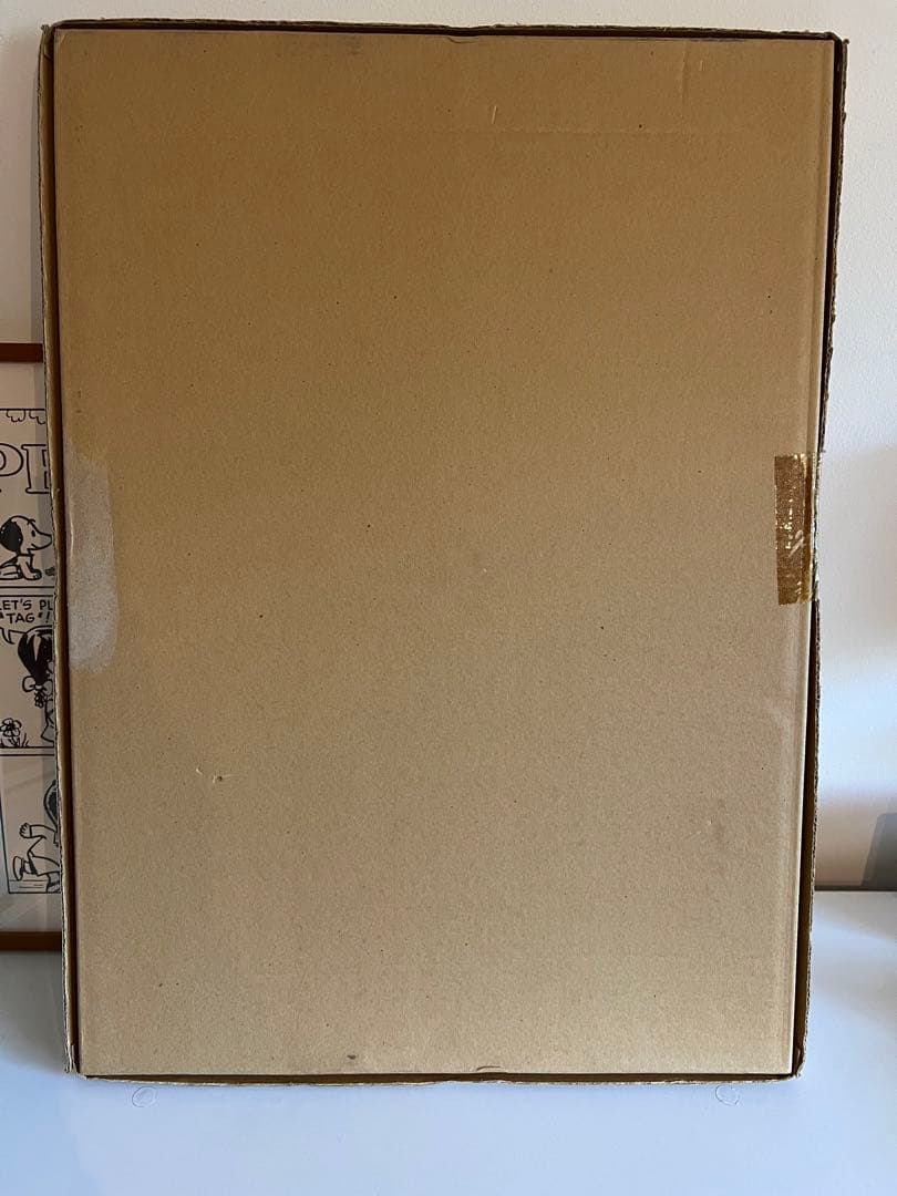 1952年　ヴィンテージ　ピーナッツ　スヌーピー コミックポスター額装(大)