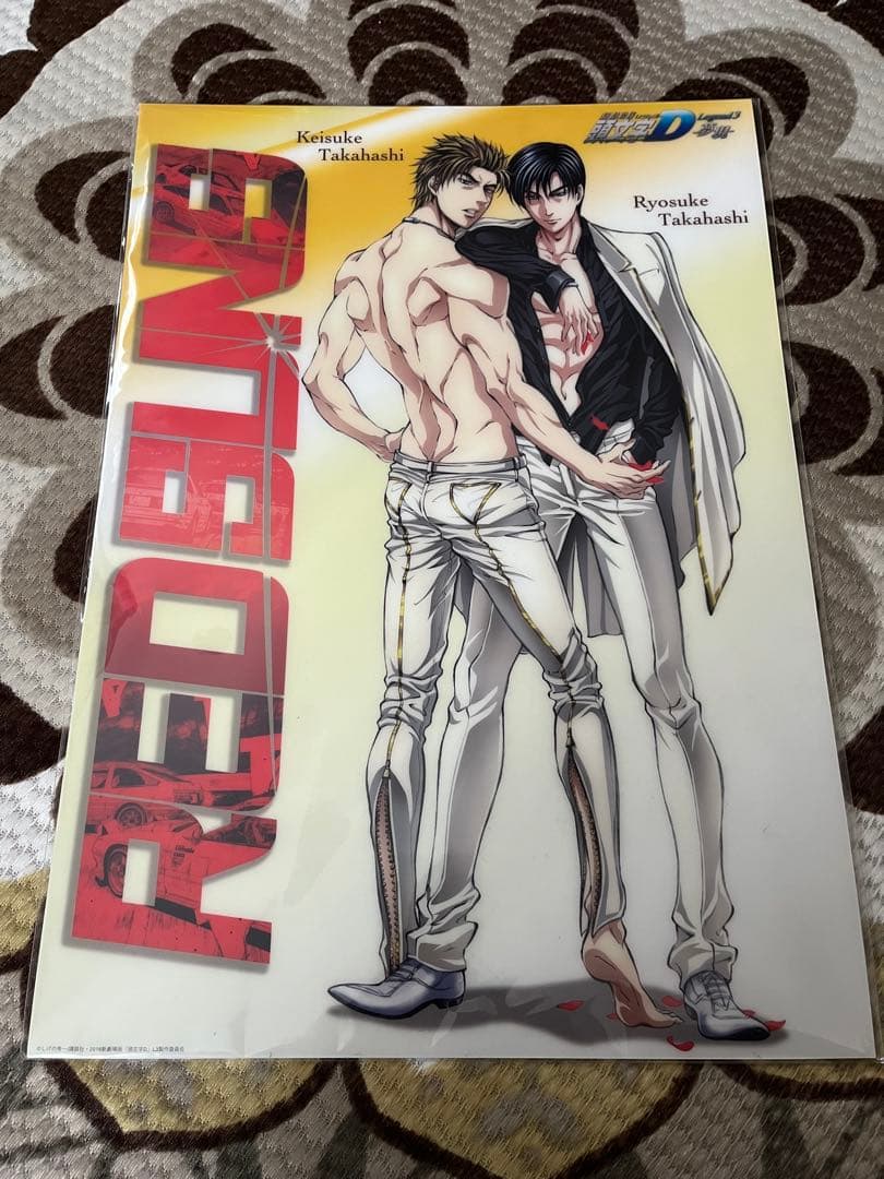 新劇場版 頭文字D Legend3 -夢現-高橋兄弟クリアポスター＆ステッカー