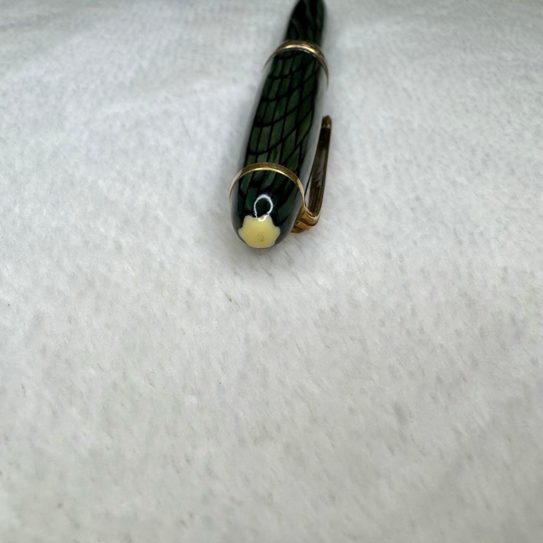 希少☆ モンブラン　マスターピース　万年筆　セルロイド　グリーン　144