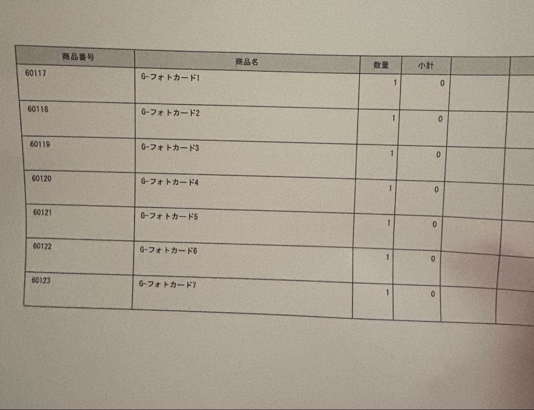 大森靖子 RAFFLEくじ