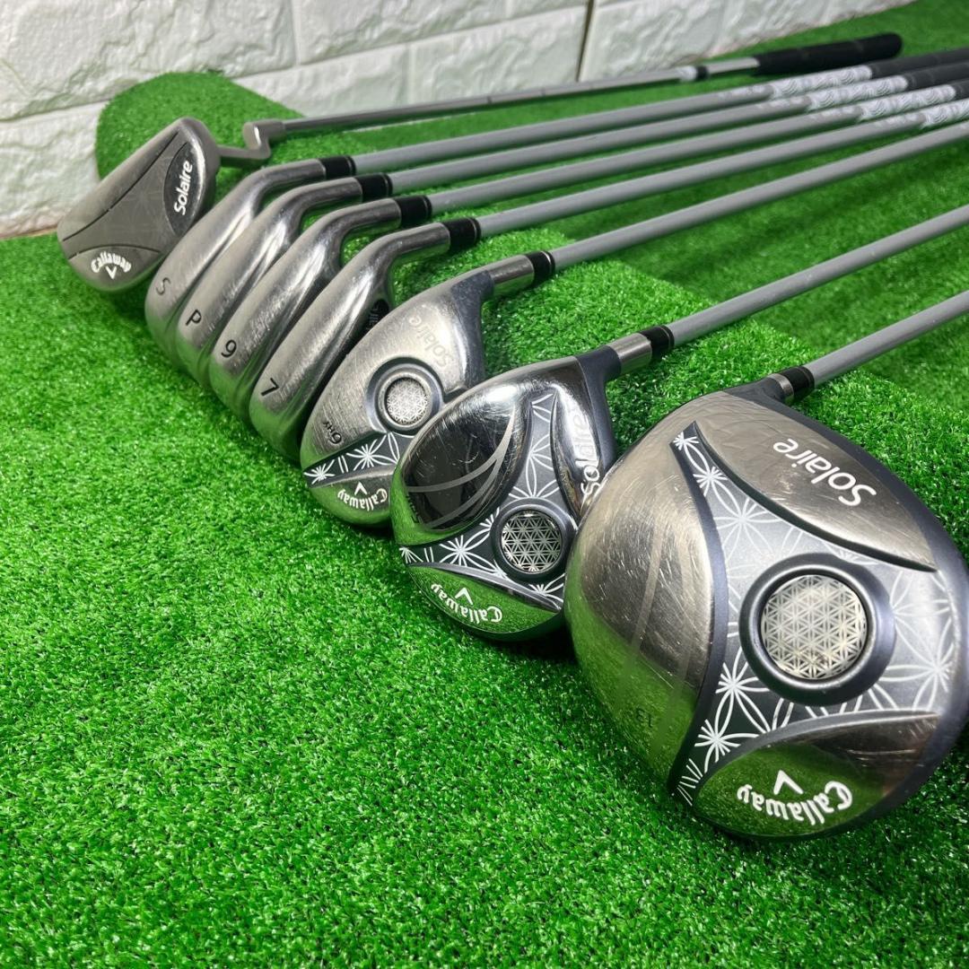 現行モデル レディース ゴルフクラブ ハーフセット キャロウェイ ソレイル 女性