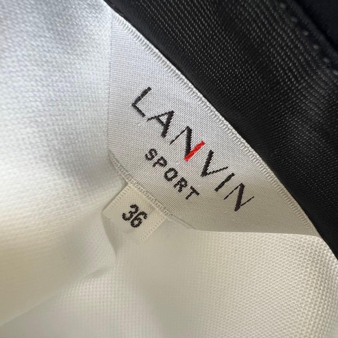 LANVIN SPORT ランバンスポール　ワンピース　バイカラー　半袖　ゴルフ