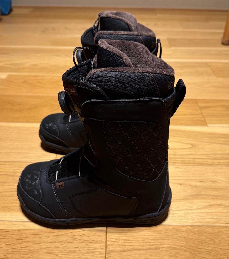 ✨️極美品✨️HEAD スノーボードブーツ HEART BOA 24cm 黒
