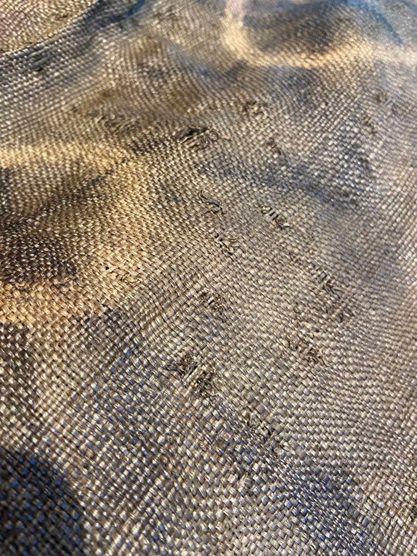 アンティーク　アフリカの布