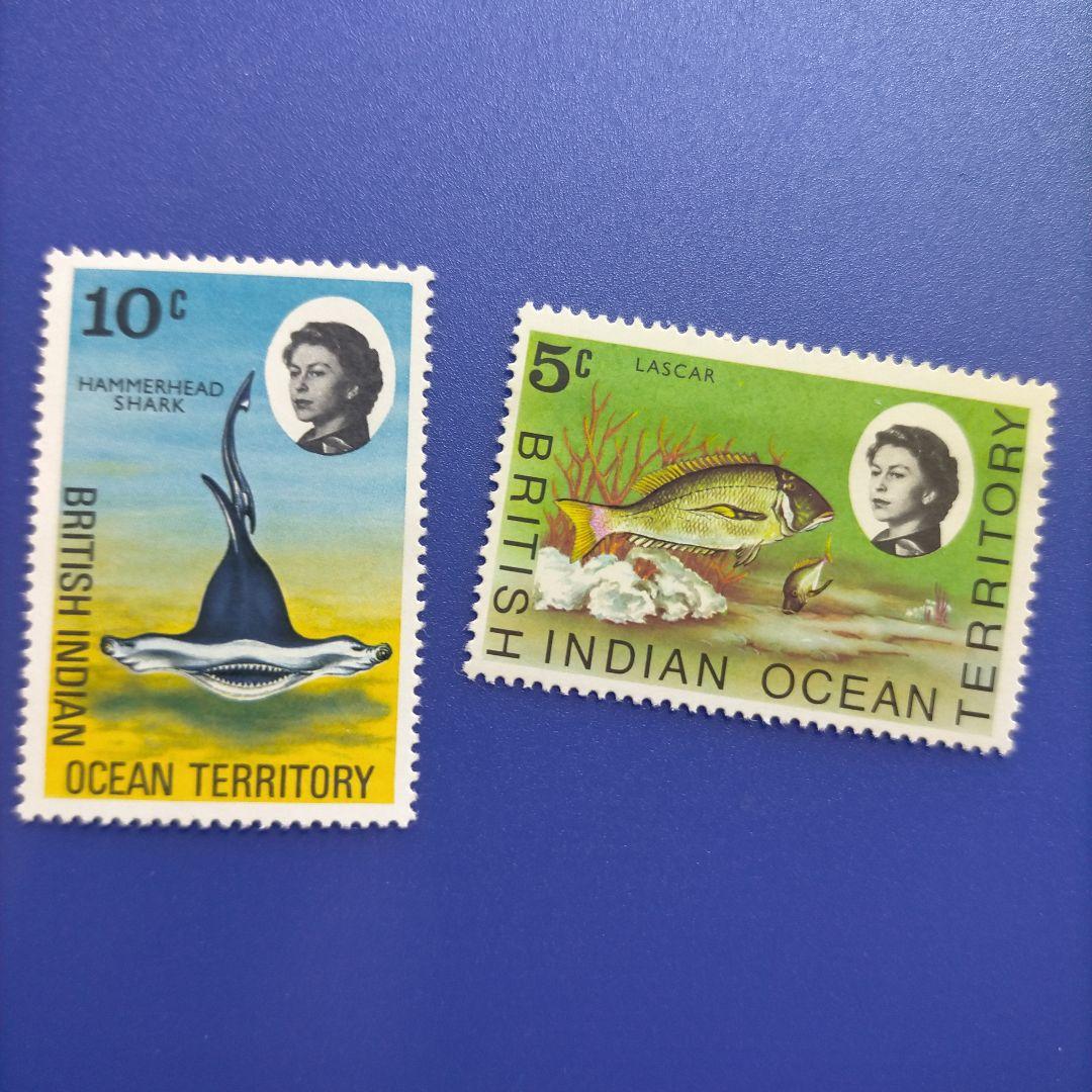 3771 外国切手 国々 魚類 海洋生物 シリーズ 22種 未使用