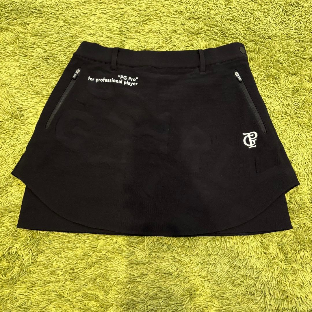 美品！パーリーゲイツ PEARLYGATES スカート ストレッチ ブラック M