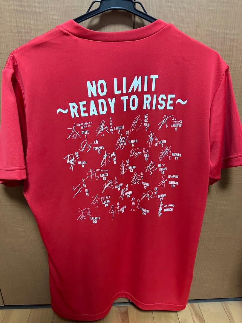 バレーボール日本代表 2019 龍神NIPPON プリントサイン入りTシャツ