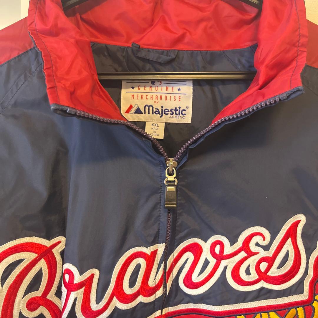 Majestic Braves フルジップジャケット XXL