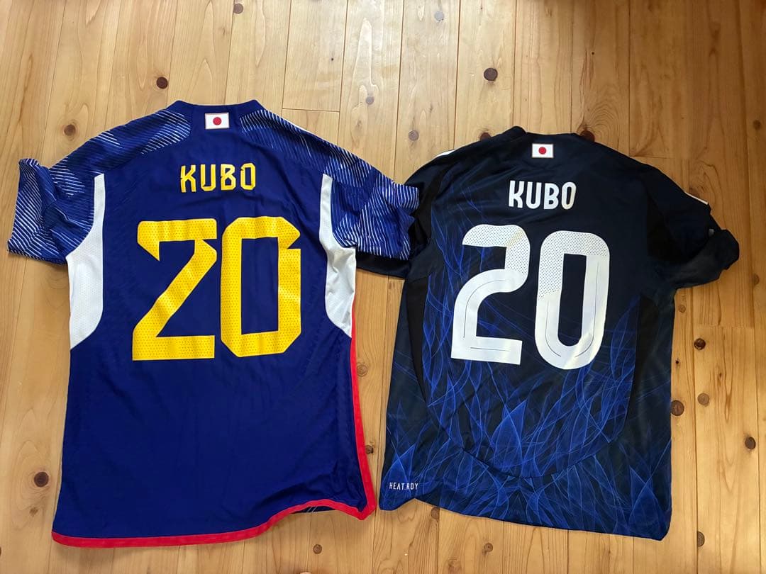 日本代表ユニフォーム　久保建英　選手仕様　2枚セット　美品