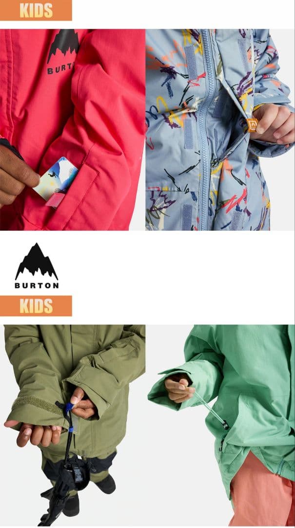 【BURTON】新品タグ付き! 上のみ キッズXL　160