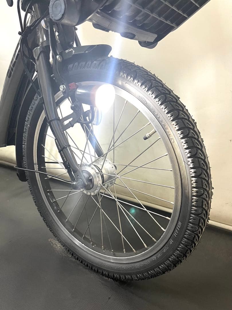 1年保証　ブリヂストン　ビッケポーラー　子供乗せ　グレー　電動アシスト自転車