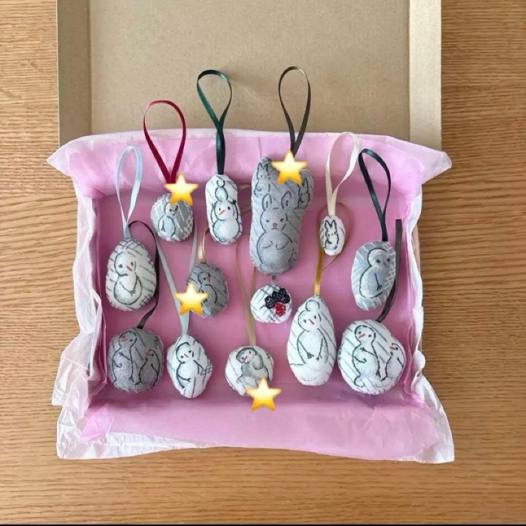 ミナペルホネン/ルミユッコとライトベリーのオーナメント+ Xmasカードのセット